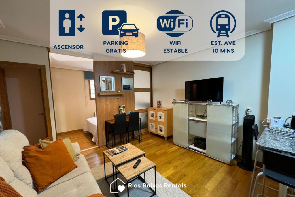 Centrico Con Parking Y Wifi ツ By Rias Baixas Rentals Βίγκο Εξωτερικό φωτογραφία